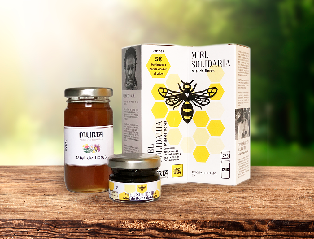 Solidarity Honey, the new product that allocates its profits to the NGO Nasco Feeding Minds.